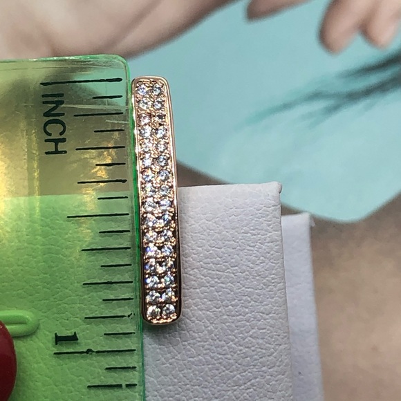 🌟 Rose Gold Earrings - Picture 4 of 6